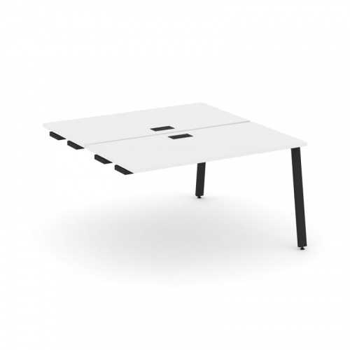 Style Project Стол-приставка к опор. элем. SN-6A.DPRS-003 Дуб Наварра/Металл Белый 1380*1232*750 фото 6