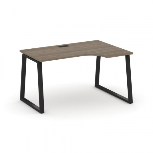 Style Project Стол рабочий эргоном. SN-6T1.SPA-011(R) Акация Лорка/Металл Антрацит/Заглушка Пластик фото 6 Style Project Стол рабочий эргоном. SN-6T1.SPA-011(R) Акация Лорка/Металл Антрацит/Заглушка Пластик фото 6