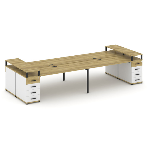 Бенч-система на 4 места с 2 опорными тумбами Concept CN.DRS-444 фото 6 Бенч-система на 4 места с 2 опорными тумбами Concept CN.DRS-444 фото 6