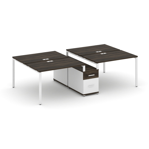 Бенч-система на 4 места с опорной тумбой Concept CN.DRS-314 фото 10 Бенч-система на 4 места с опорной тумбой Concept CN.DRS-314 фото 10