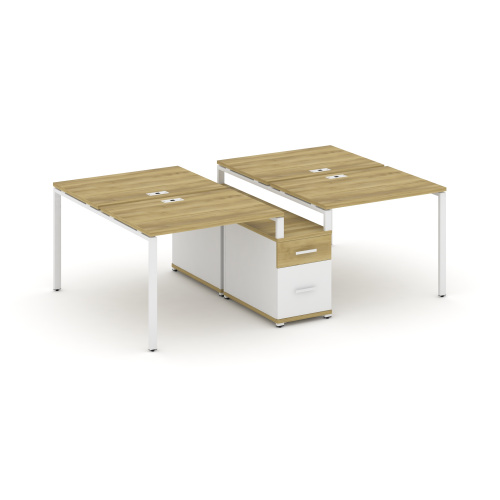 Бенч-система на 4 места с опорной тумбой Concept CN.DRS-313 фото 11