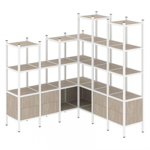 Стеллаж офисный угловой Loft VR.L-41 фото 2 Стеллаж офисный угловой Loft VR.L-41 фото 2