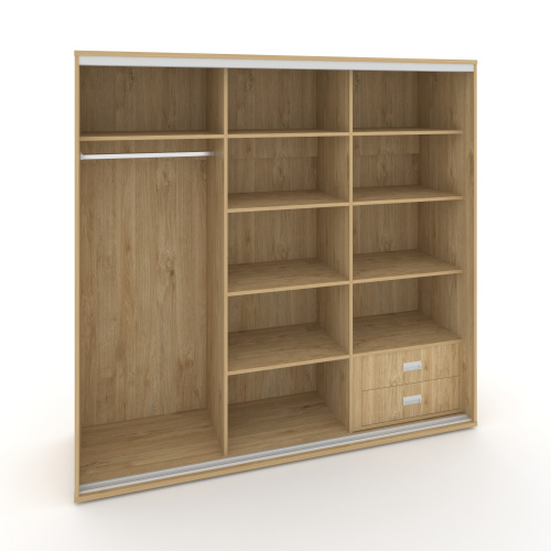 Корпус 3-х секционного шкафа низкого L=1769мм Maris SH.K3-2.2 K1 фото 4