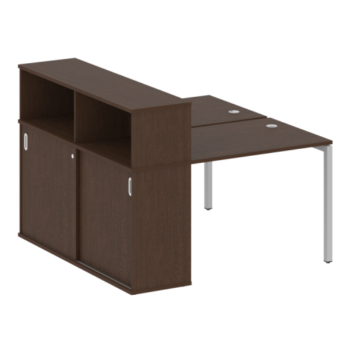 Бенч-система с шкафом-купе на П-обр. м/к Metal System Quattro 40БП.РС-СШК-2.1 фото 11