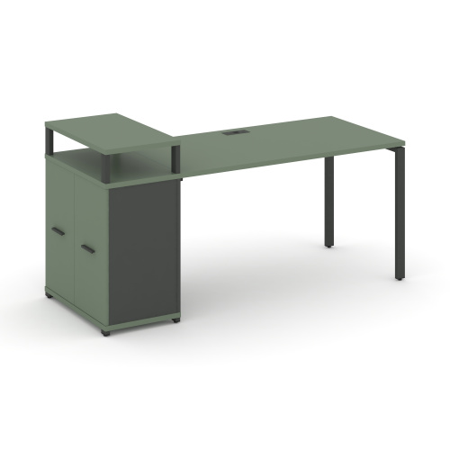 Стол офисный с опорным распашным шкафом Concept CN.SP-224 фото 2 Стол офисный с опорным распашным шкафом Concept CN.SP-224 фото 2