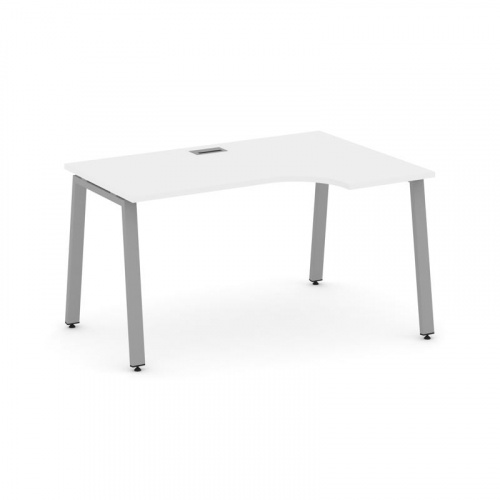 Style Project Стол рабочий эргоном. SN-6A.SPA-021(R) Белый/Металл Антрацит 1380*800/980*750 фото 9 Style Project Стол рабочий эргоном. SN-6A.SPA-021(R) Белый/Металл Антрацит 1380*800/980*750 фото 9