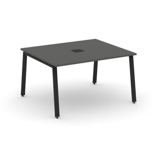 Style Project Стол переговорный SN-6A.SPRG-032 Дуб Наварра/Металл Антрацит 1180*1180*750 фото 4 Style Project Стол переговорный SN-6A.SPRG-032 Дуб Наварра/Металл Антрацит 1180*1180*750 фото 4