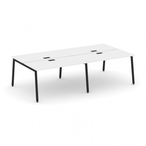 Style Project Рабочая станция 2-х сторон. SN-4A.DRS-033 Дуб Табак/Металл Белый 2760*1232*750 фото 4