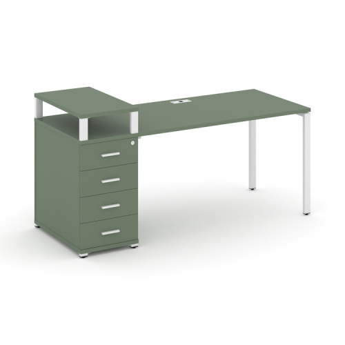 Стол офисный с опорной тумбой Concept CN.SP-410 Стол офисный с опорной тумбой Concept CN.SP-410