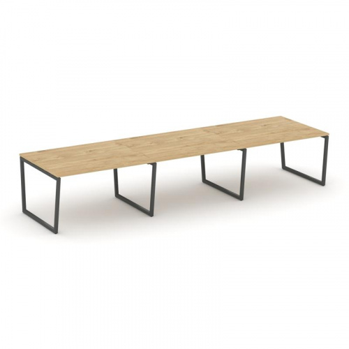 Style Project Стол переговорный SN-4T2.SPRG-053.3 Акация Лорка/Металл Антрацит 4410*1180*750 фото 22