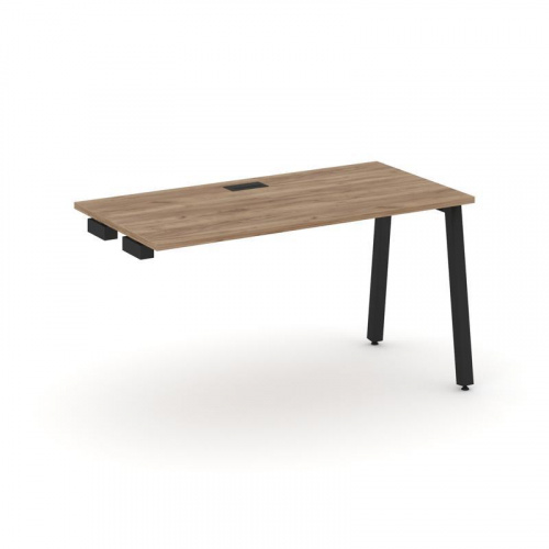 Style Project Стол-приставка к опор. элем. SN-5A.OPRS-013 Дуб Табак/Металл Белый 1380*700*750 Style Project Стол-приставка к опор. элем. SN-5A.OPRS-013 Дуб Табак/Металл Белый 1380*700*750