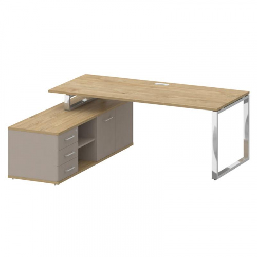 Стол руководителя с опорной греденцией Shift SK.SRG-200 (L) Стол руководителя с опорной греденцией Shift SK.SRG-200 (L)