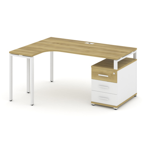 Стол эргономичный с опорной тумбой Concept CN.SA-303(L) фото 3