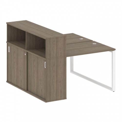 Бенч-система с шкафом-купе на О-обр. м/к Metal System БО.РС-СШК-2.1 Бенч-система с шкафом-купе на О-обр. м/к Metal System БО.РС-СШК-2.1