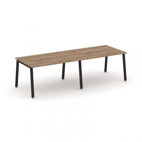 Style Project Стол переговорный SN-6A.SPRG-012.3 Белый/Металл Антрацит 2360*980*750 фото 4 Style Project Стол переговорный SN-6A.SPRG-012.3 Белый/Металл Антрацит 2360*980*750 фото 4