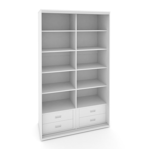 Корпус 2-х секционного шкафа высокого L=1200мм Maris SH.K2-2.1 K4 фото 2