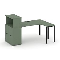 Стол эргономичный с опорным распашным шкафом Concept CN.SA-213(R)