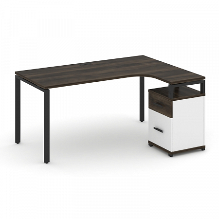 Стол эргономичный с опорной тумбой Concept CN.SA-308(R)