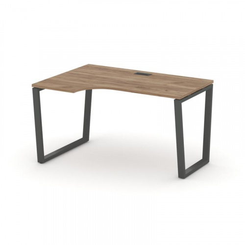 Style Project Стол рабочий эргоном. SN-6T2.SPA-022(L) Акация Лорка/Металл Антрацит/Заглушка Пластик фото 23