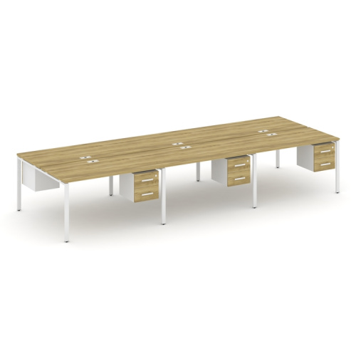 Бенч-система на 6 мест с подвесными тумбами Concept CN.DRS-155 фото 11 Бенч-система на 6 мест с подвесными тумбами Concept CN.DRS-155 фото 11