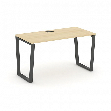Style Project Стол письменный SN-6T2.SP-015 Акация Лорка/Металл Антрацит/Заглушка Пластик Черный 178