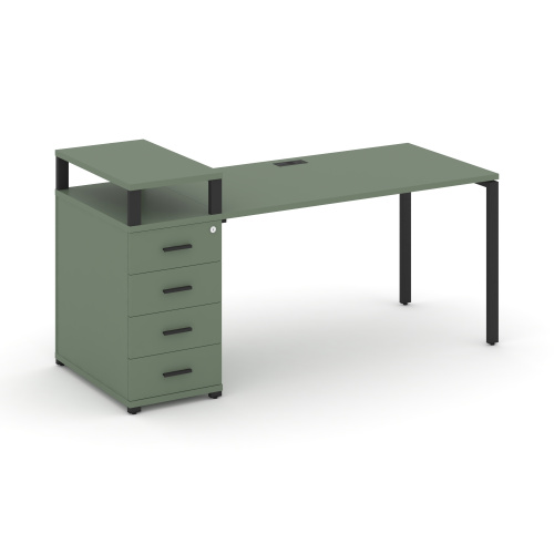 Стол офисный с опорной тумбой Concept CN.SP-409 Стол офисный с опорной тумбой Concept CN.SP-409