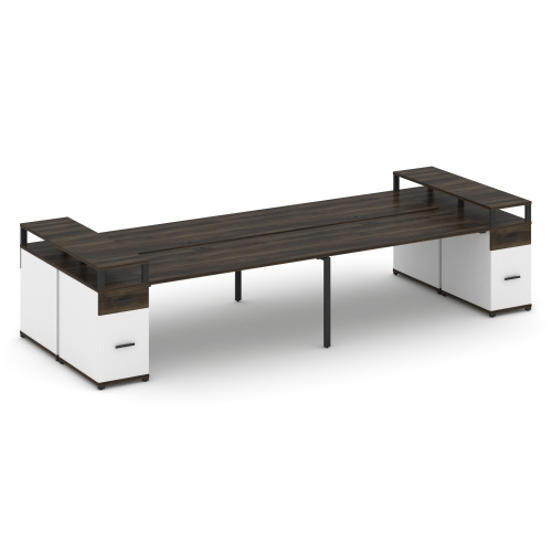 Бенч-система на 4 места с 2 опорными тумбами Concept CN.DRS-448 фото 9 Бенч-система на 4 места с 2 опорными тумбами Concept CN.DRS-448 фото 9