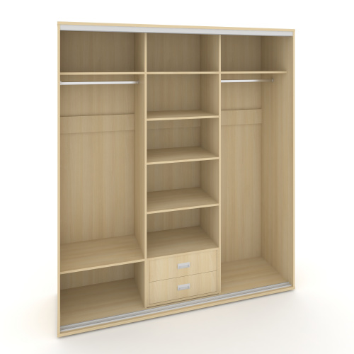 Корпус 3-х секционного шкафа высокого L=2369мм Maris SH.K3-6.1 K1