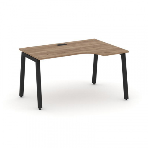 Style Project Стол рабочий эргоном. SN-5A.SPA-022(R) Дуб Наварра/Металл Антрацит 1580*800/980*750 фото 9 Style Project Стол рабочий эргоном. SN-5A.SPA-022(R) Дуб Наварра/Металл Антрацит 1580*800/980*750 фото 9