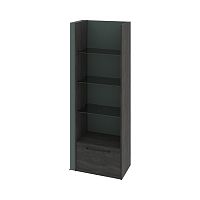 Дополнительная секция стеллажа со стеклянными полками и ящиком Greenwood G-701