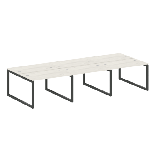 Бенч-система на 6 рабочих мест на О-обр. м/к Metal System Quattro 50БО.СМ-6.2 фото 13