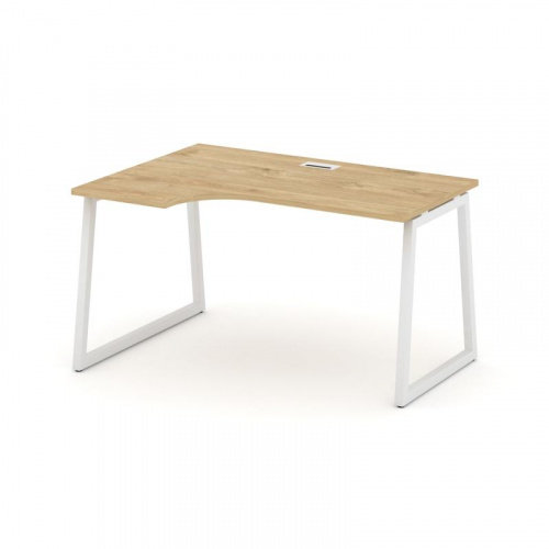 Style Project Стол рабочий эргоном. SN-4T1.SPA-001(L) Акация Лорка/Металл Антрацит/Заглушка Пластик фото 3 Style Project Стол рабочий эргоном. SN-4T1.SPA-001(L) Акация Лорка/Металл Антрацит/Заглушка Пластик фото 3