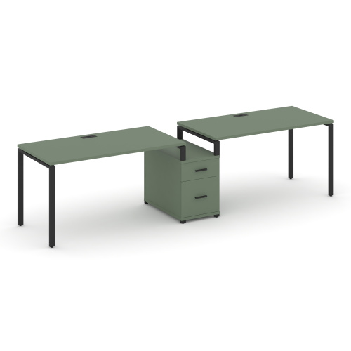 Бенч-система на 2 места с 1 опорной тумбой Concept CN.ORS-306 фото 2 Бенч-система на 2 места с 1 опорной тумбой Concept CN.ORS-306 фото 2