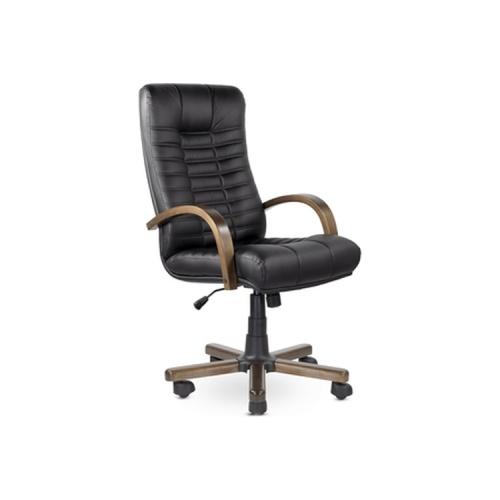 Кресло руководителя Атлант (Дерево D8) (Экокожа)