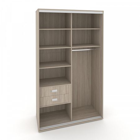 Корпус 2-х секционного шкафа высокого L=1200мм Maris SH.K2-2.1 K6