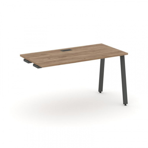 Style Project Стол-приставка к опор. элем. SN-6A.OPRS-014 Дуб Табак/Металл Белый 1580*700*750 фото 16