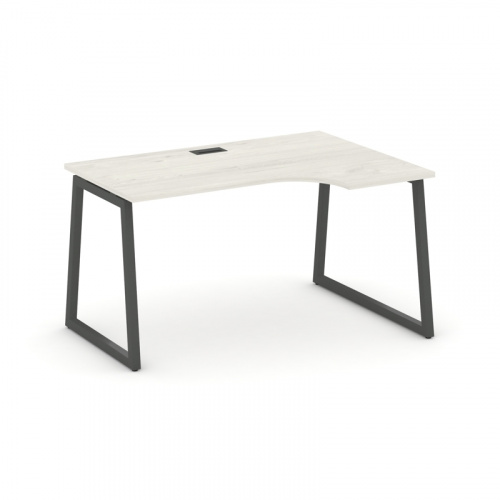 Style Project Стол рабочий эргоном. SN-4T1.SPA-001(R) Акация Лорка/Металл Антрацит/Заглушка Пластик фото 9 Style Project Стол рабочий эргоном. SN-4T1.SPA-001(R) Акация Лорка/Металл Антрацит/Заглушка Пластик фото 9