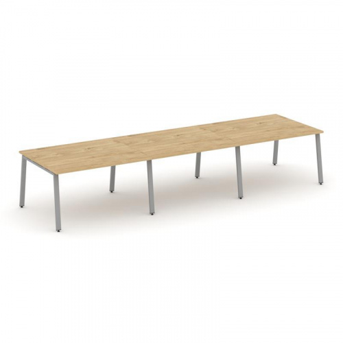 Style Project Стол переговорный SN-6A.SPRG-053.3 Тиквуд Светлый/Металл Антрацит 4140*1180*750 фото 8 Style Project Стол переговорный SN-6A.SPRG-053.3 Тиквуд Светлый/Металл Антрацит 4140*1180*750 фото 8