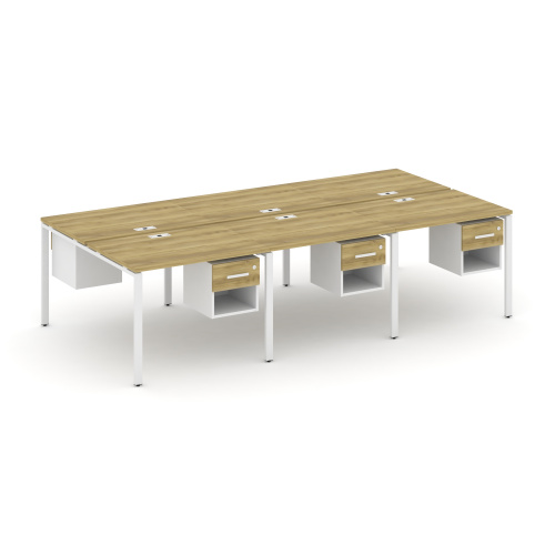 Бенч-система на 6 мест с подвесными тумбами Concept CN.DRS-157 фото 11 Бенч-система на 6 мест с подвесными тумбами Concept CN.DRS-157 фото 11