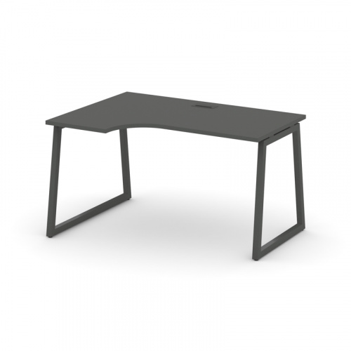 Style Project Стол рабочий эргоном. SN-4T1.SPA-001(L) Акация Лорка/Металл Антрацит/Заглушка Пластик фото 14 Style Project Стол рабочий эргоном. SN-4T1.SPA-001(L) Акация Лорка/Металл Антрацит/Заглушка Пластик фото 14