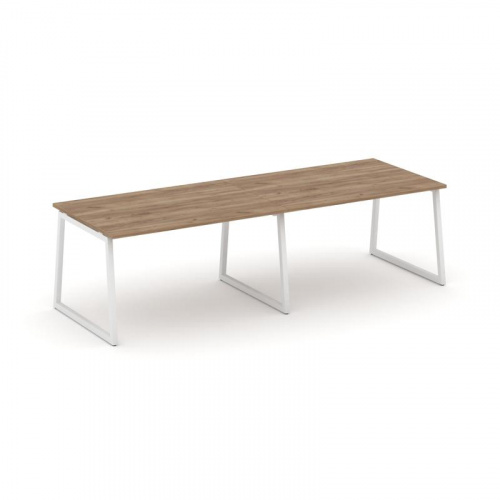 Style Project Стол переговорный SN-4T1.SPRG-013.3 Акация Лорка/Металл Антрацит 2760*980*750 фото 11