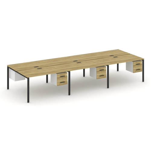 Бенч-система на 6 мест с подвесными тумбами Concept CN.DRS-155 фото 6 Бенч-система на 6 мест с подвесными тумбами Concept CN.DRS-155 фото 6