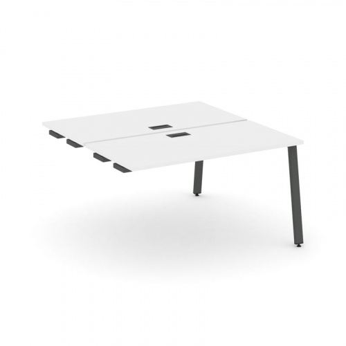 Style Project Стол-приставка к опор. элем. SN-6A.DPRS-003 Дуб Наварра/Металл Белый 1380*1232*750 фото 22