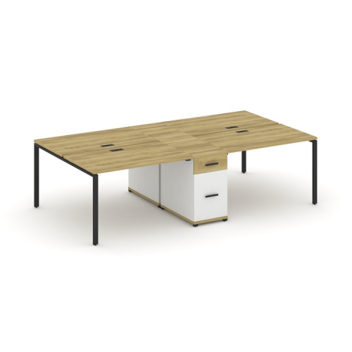 Бенч-система на 4 места с 1 опорной тумбой Concept CN.DRS-422 фото 6