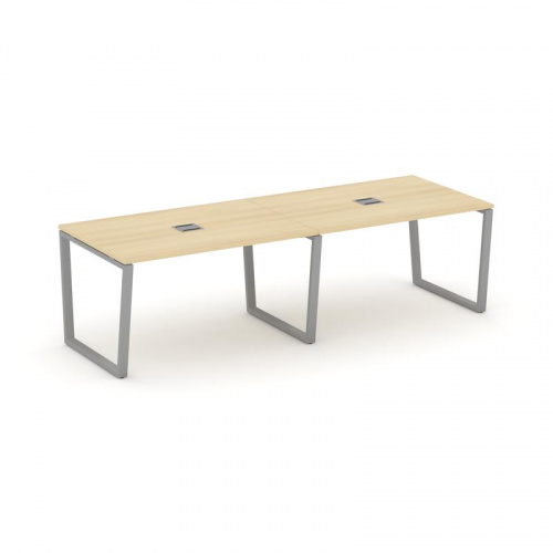 Style Project Стол переговорный SN-6T2.SPRG-013 Акация Лорка/Металл Антрацит/Заглушка Металл Антраци фото 20