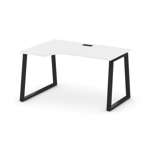 Style Project Стол рабочий эргоном. SN-6T1.SPA-001(L) Акация Лорка/Металл Антрацит/Заглушка Пластик фото 6 Style Project Стол рабочий эргоном. SN-6T1.SPA-001(L) Акация Лорка/Металл Антрацит/Заглушка Пластик фото 6