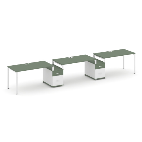 Бенч-система на 3 места с 2 опорными тумбами Concept CN.ORS-332 фото 5 Бенч-система на 3 места с 2 опорными тумбами Concept CN.ORS-332 фото 5