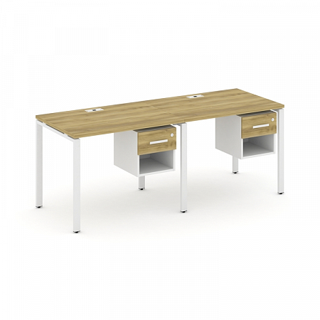 Бенч-система на 2 места с подвесными тумбами Concept CN.ORS-117