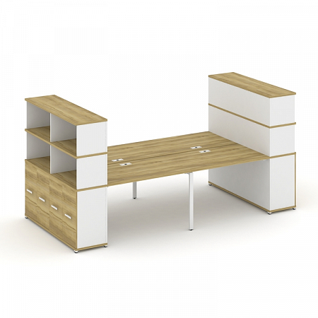 Бенч-система с опорными распашными шкафами Concept CN.DRS-274