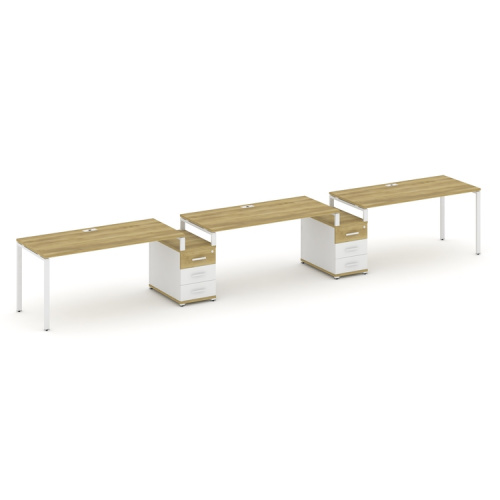 Бенч-система на 3 места с 2 опорными тумбами Concept CN.ORS-328 фото 11 Бенч-система на 3 места с 2 опорными тумбами Concept CN.ORS-328 фото 11